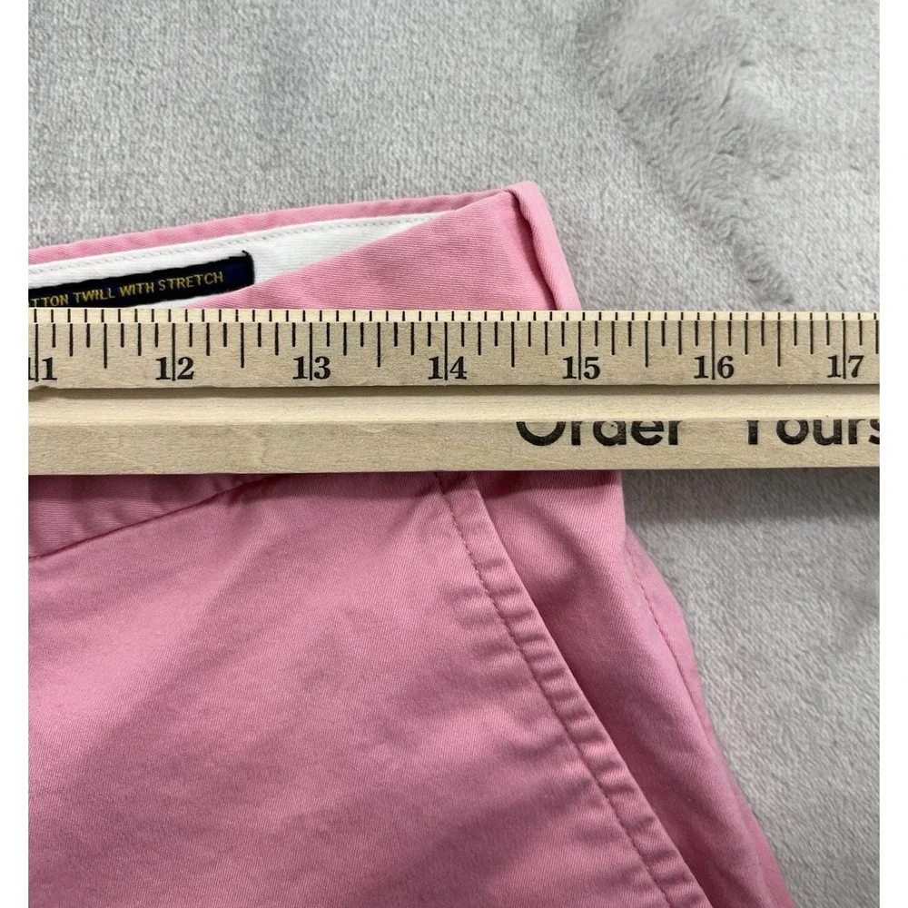 Polo Ralph Lauren Golf Short Men 30 Pink Cotton Twill Stretch 9 '' inseam Preppy